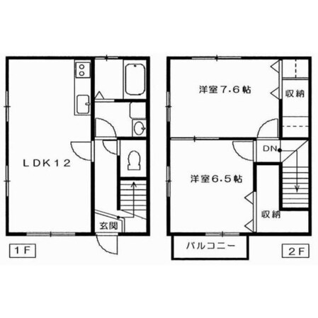 ハミングＹＯＵハイツの物件間取画像